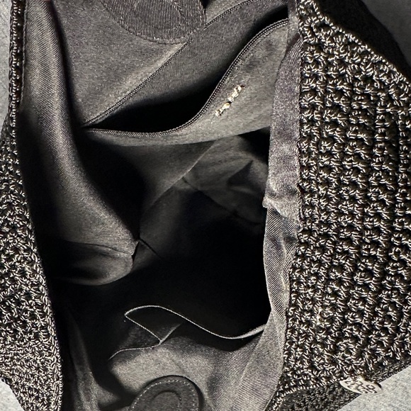 The Sak Black Crochet Tote Bag - Picture 6 of 10